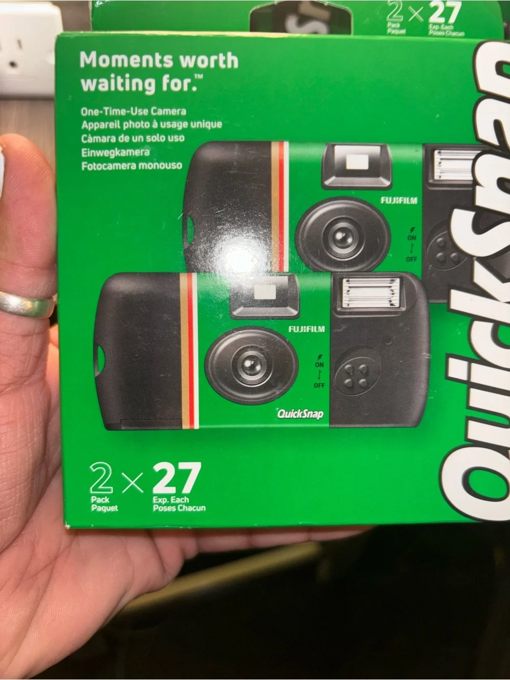 Fujifilm QuickSnap Disposable Camera 2 boxes with 2 cameras per box! Brand new!